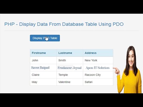 Tutorial MySQL | Methods to present knowledge from a MySQL database in an HTML desk utilizing PHP web site PHP MySQL Database Bangla