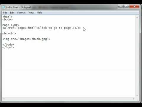 Tutorial HTML | HTML Tutorial 05 - Footage and Hyperlinks