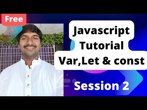 Tutorial JavaScript | Session 2 | JavaScript tutorial for novices | let and var in JavaScript | @LuckyTechzone